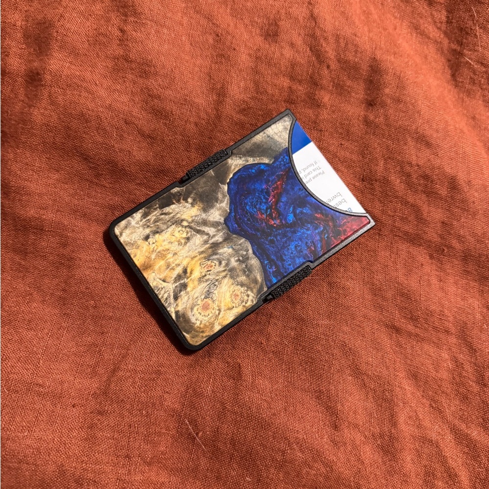 Carved Card Wallet